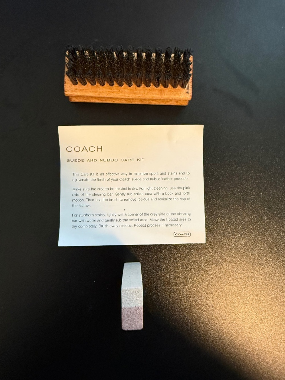 Coach suede and leather care kit - Picture 2 of 5